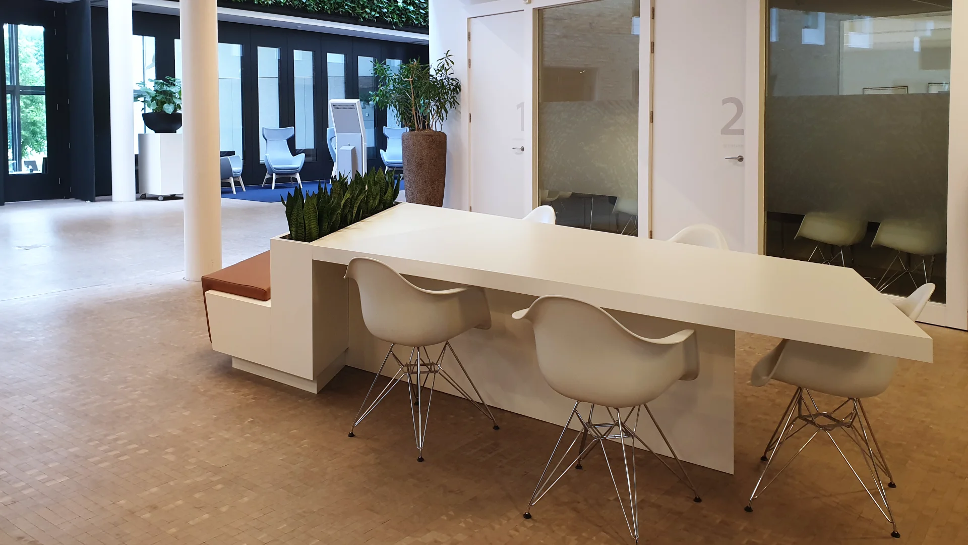 Een gastvrij lobbyontwerp - maatwerk meubilaire 2