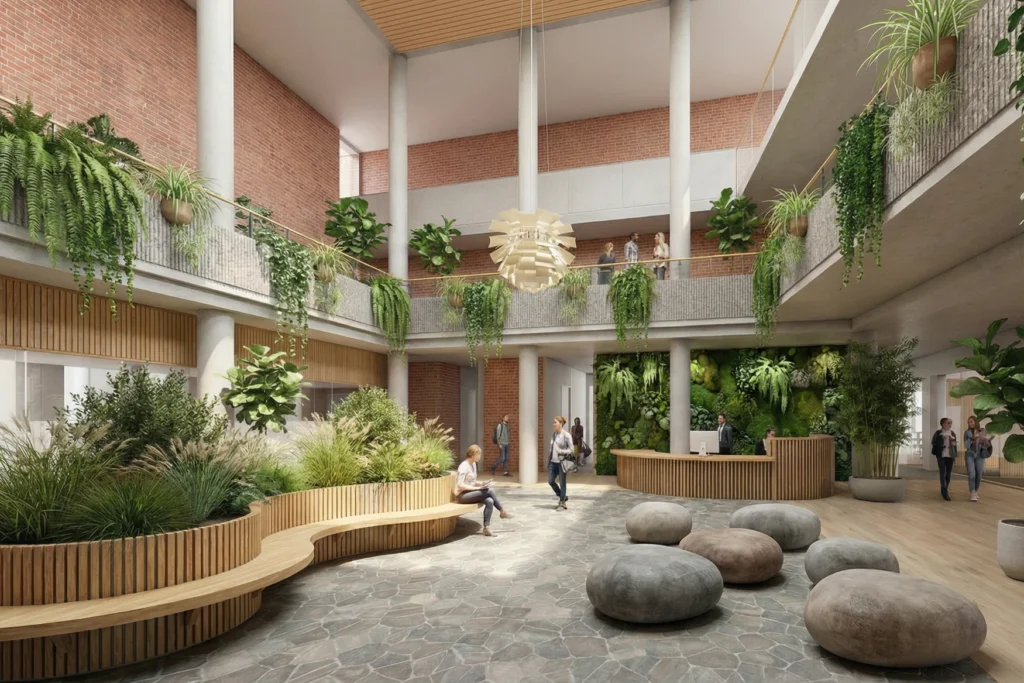 Visie interieurontwerp gemeentehuis Oldenzaal